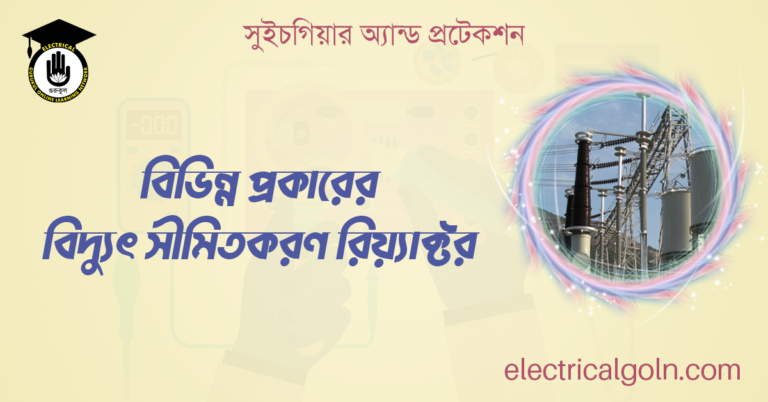 বিভিন্ন প্রকারের বিদ্যুৎ সীমিতকরণ রিয়্যাক্টর